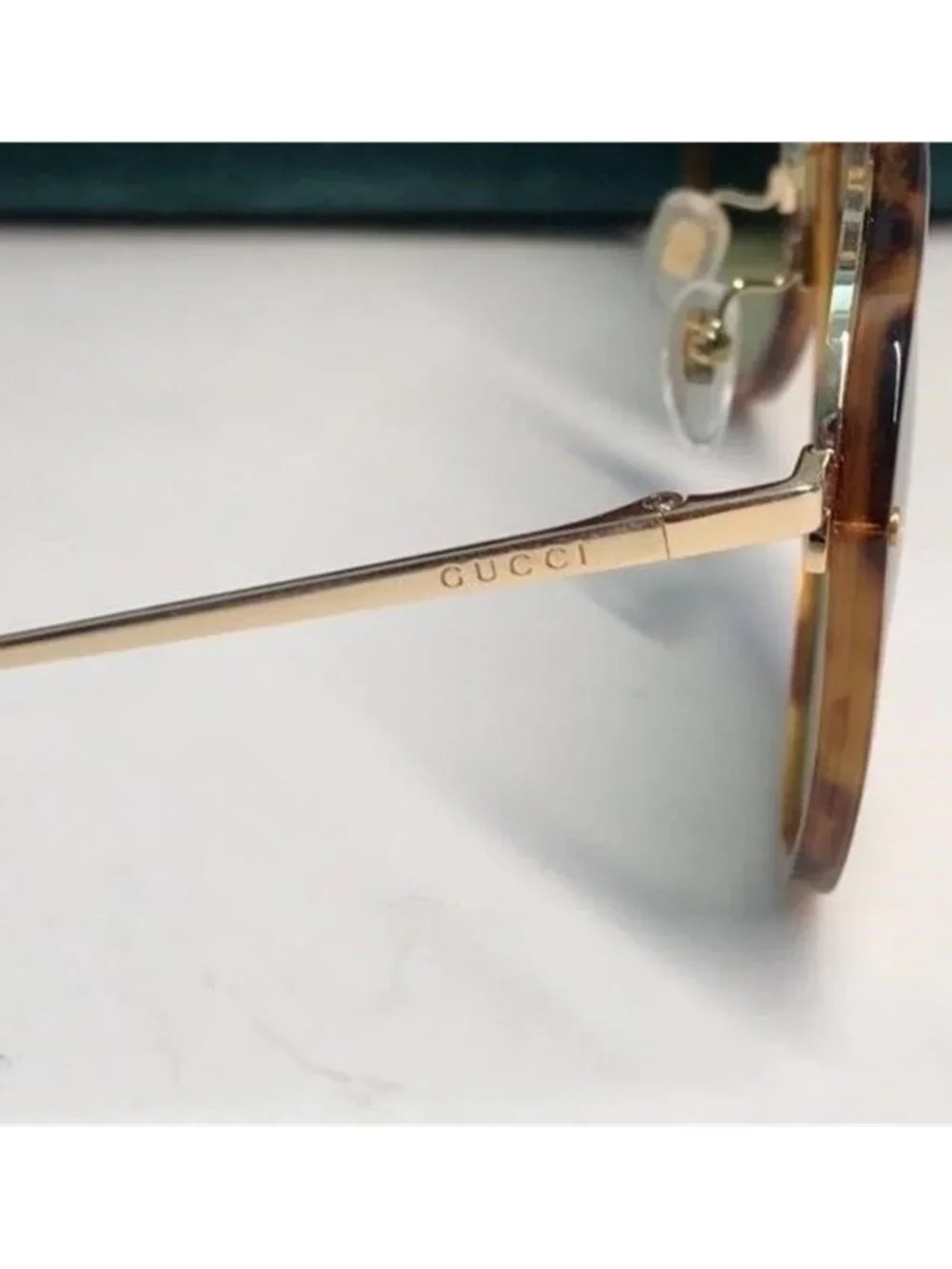 New ✨ Authentic Gucci GG0672S 003 Havana Aviator Sunglasses ✨